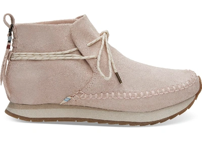 Shop Toms Pink Suede Women's Rio Sneakers Shoes In Zartes Rosa
