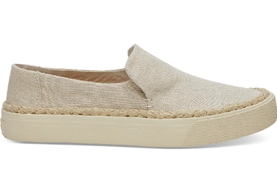 Shop Toms Tan Heritage Canvas Women's Sunset Slip-ons Shoes In Natural