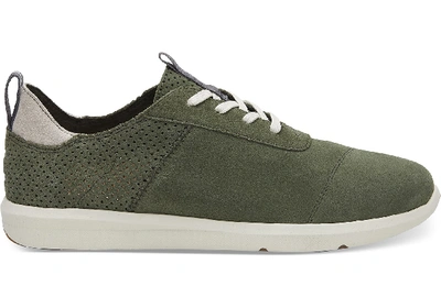 Toms Pine Suede Men's Cabrillo Trainers Shoes In Green | ModeSens