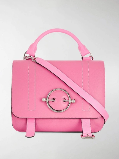 Shop Jw Anderson Malibu Disc Satchel In Pink