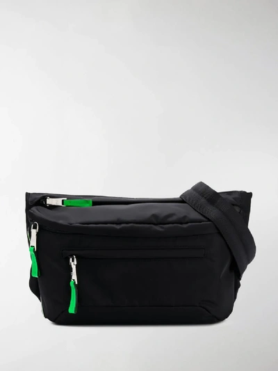 Shop Prada Trio Compartment Belt Bag In Black