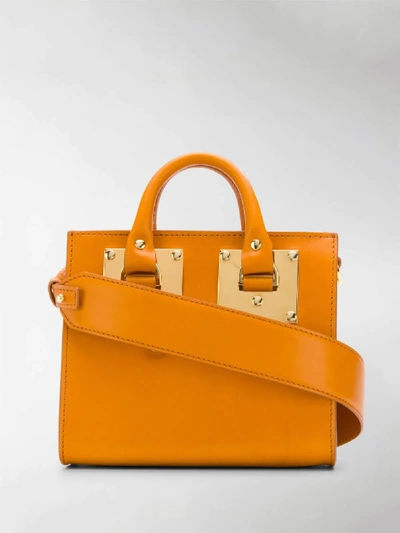 Shop Sophie Hulme Albion Mini Bag In Orange