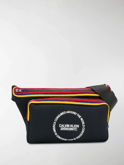 Shop Calvin Klein 205w39nyc Logo Belt Bag In Black