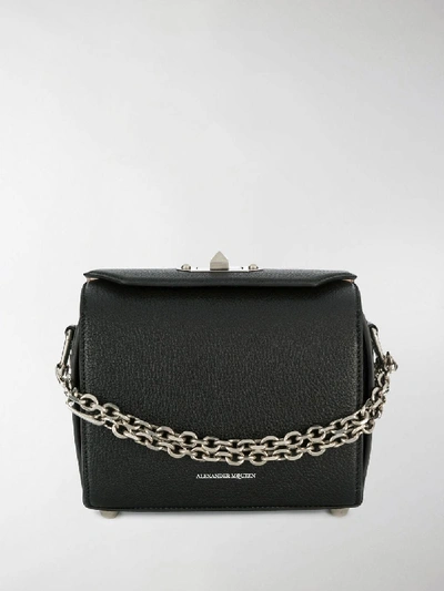 Shop Alexander Mcqueen Box Bag In Black