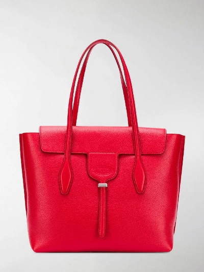 Shop Tod's Joy Tote Bag In Red