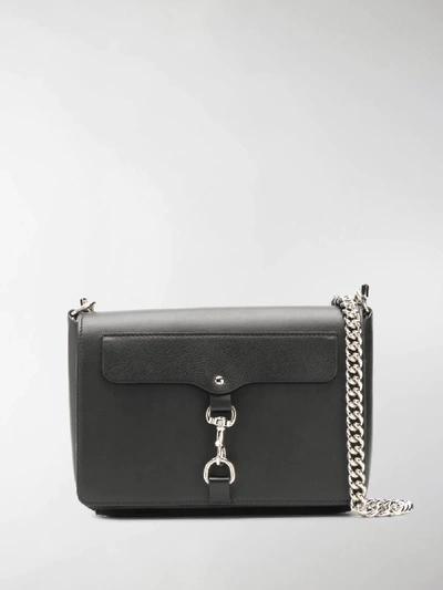 Shop Rebecca Minkoff Chain-strap Crossbody Bag In Black