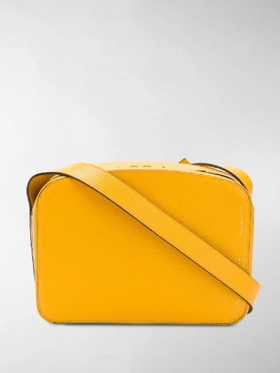 Shop Victoria Beckham Zip-around Camera Bag In Yellow