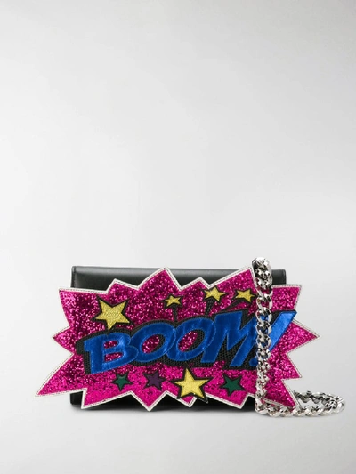 Shop Dolce & Gabbana Boom Clutch In Black