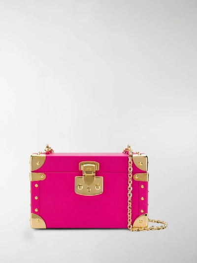 Shop Luis Negri Bauletto Classic Crossbody Bag In Pink