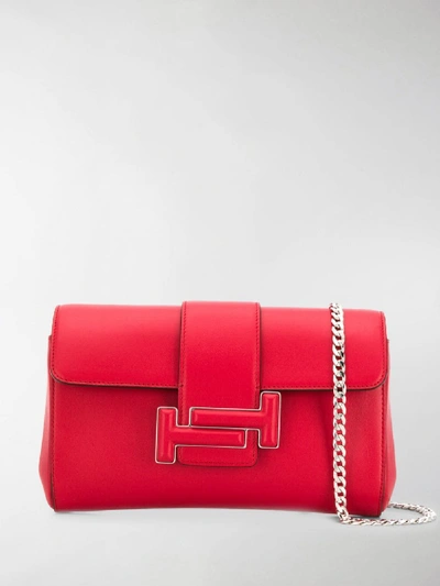 Shop Tod's Tt Crossbody Bag In Red