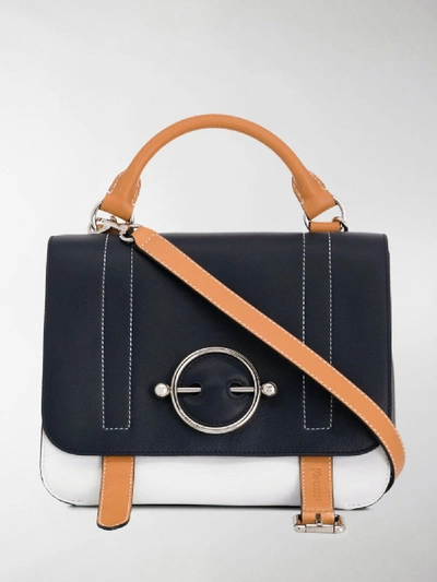 Shop Jw Anderson Ocean Disc Satchel In Blue