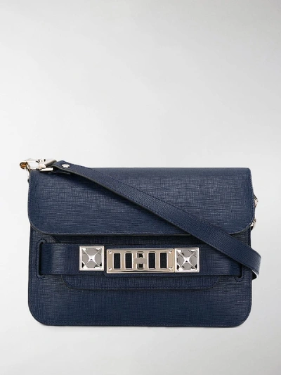 Shop Proenza Schouler Ps11 Mini Classic Bag In Blue