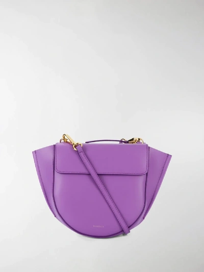 Shop Wandler Hortensia Crossbody Bag In Purple