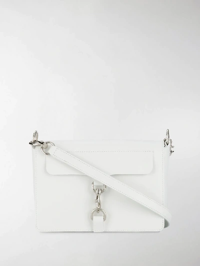 Shop Rebecca Minkoff Map Flap Crossbody Bag In White