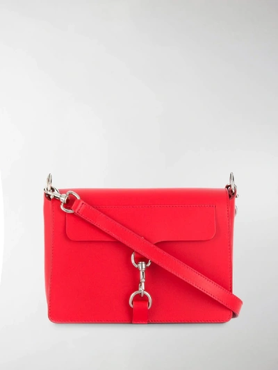 Shop Rebecca Minkoff Map Flap Crossbody Bag In Red