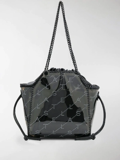 Shop Stella Mccartney Falabella Pvc Tote Bag In Black