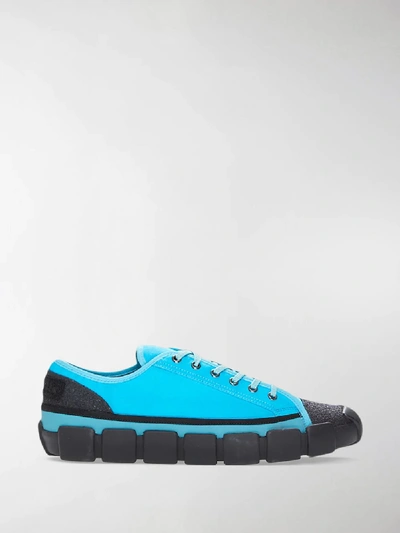 Shop Moncler Genius Moncler Craig Green Bradley Sneakers In Blue