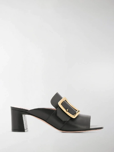 Shop Bally Janaya Open Toe Mules In Black