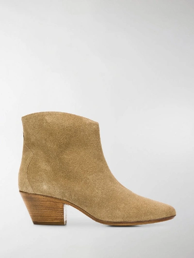 Shop Isabel Marant Dicker Boots In Brown