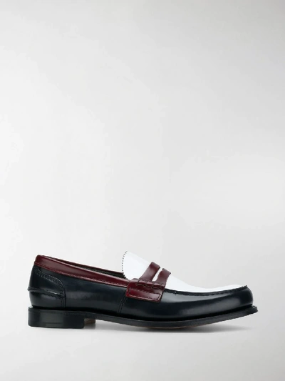 Shop Church's Slip On Loafers In Multicolour