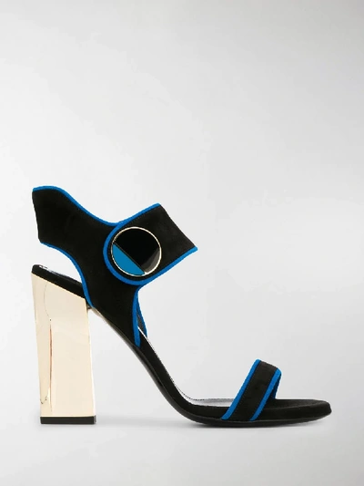 Shop Lanvin Ankle-strap Sandals In Black