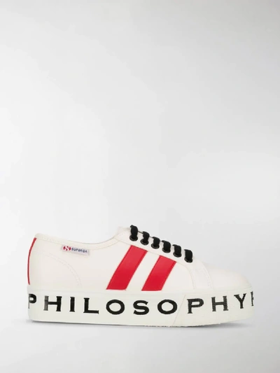 Shop Philosophy Di Lorenzo Serafini Superga X  Sneakers In White