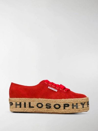 Shop Philosophy Di Lorenzo Serafini Superga X  Sneakers In Red