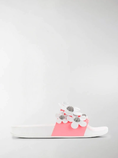 Shop Marc Jacobs Daisy Slides In Pink