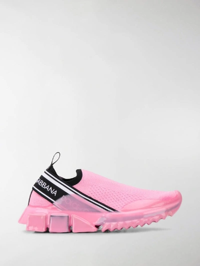 Shop Dolce & Gabbana Sorrento Melt Sneakers In Pink