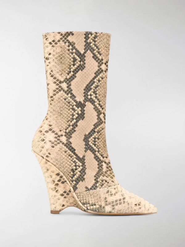 yeezy python boots