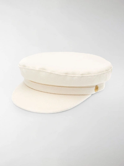 Shop Manokhi X Toukitsou Greek Fisherman Hat In White