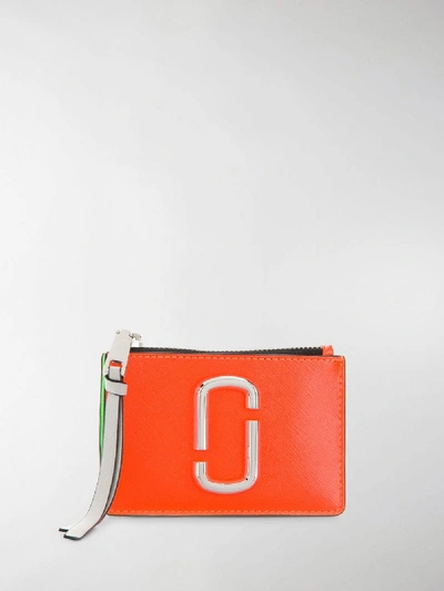 Shop Marc Jacobs Snapshot Mini Compact Wallet In Orange