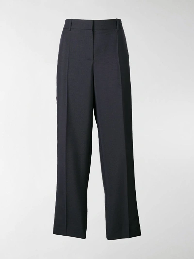 Givenchy Side-stripe Tuxedo Trousers In Blue