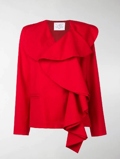 Shop Marta Jakubowski Elle Jacket In Red