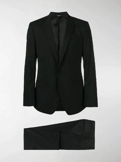 Shop Dolce & Gabbana Classic Suit In Black