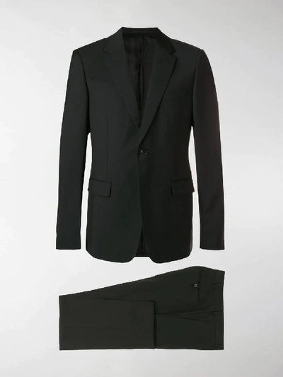 Shop Prada Single Breasted Suit In Black