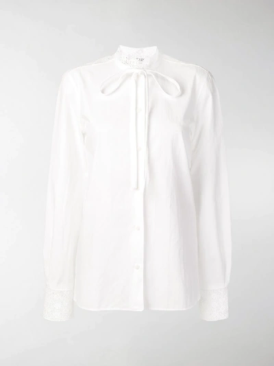 Shop Jw Anderson Broderie Anglaise Shirt In White