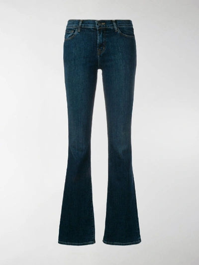 Shop J Brand Classic Bootcut Jeans In Blue