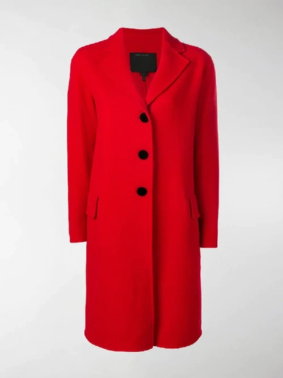 Shop Marc Jacobs Single-breasted Coat In Red