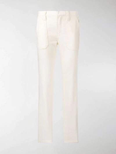 Shop Chloé Slim-fit Jeans In White