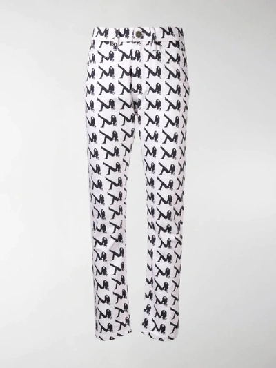 Shop Calvin Klein Jeans Est.1978 1978 Brooke Printed Jeans In White
