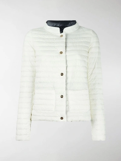 Shop Herno High-neck Jacket In White