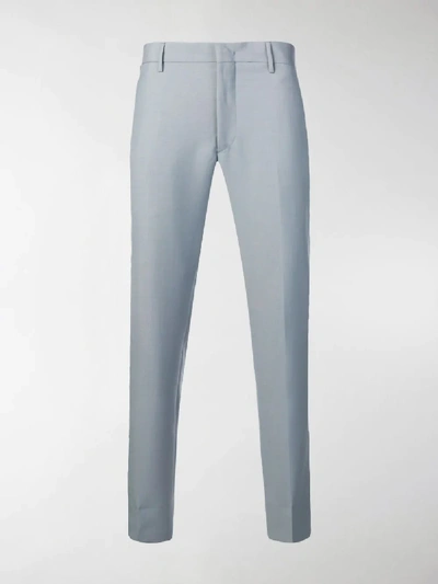 Shop Prada Straight-leg Trousers In Grey