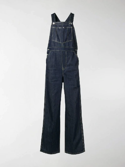 Shop Eve Denim Olympia Overalls In Blue