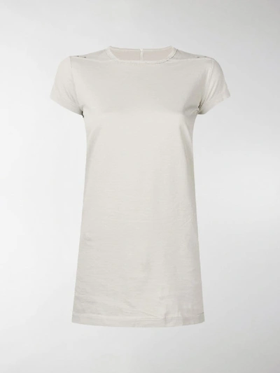 Shop Rick Owens Basic T-shirt In Neutrals