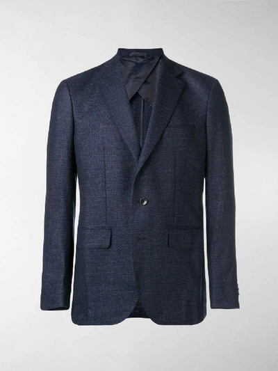 Shop Larusmiani Classic Formal Jacket In Blue