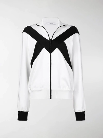 Shop Givenchy Zip-up Bomber Jacket In White