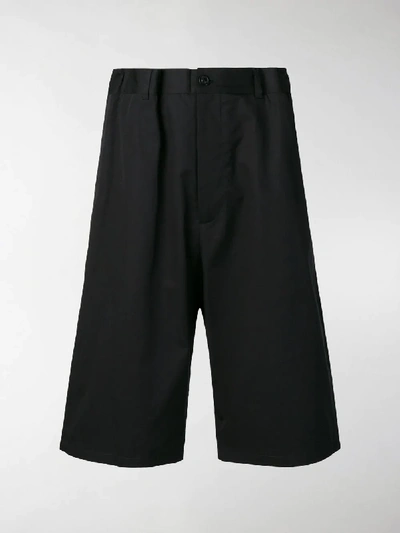 Shop Maison Margiela Long Bermuda Shorts In Black
