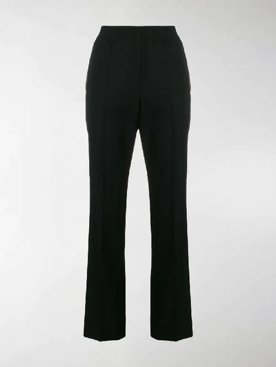 Shop Givenchy Tuxedo Stripe Trousers In Black