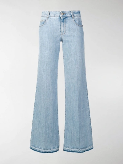 Shop Stella Mccartney Mid-rise Flared Jeans In Blue